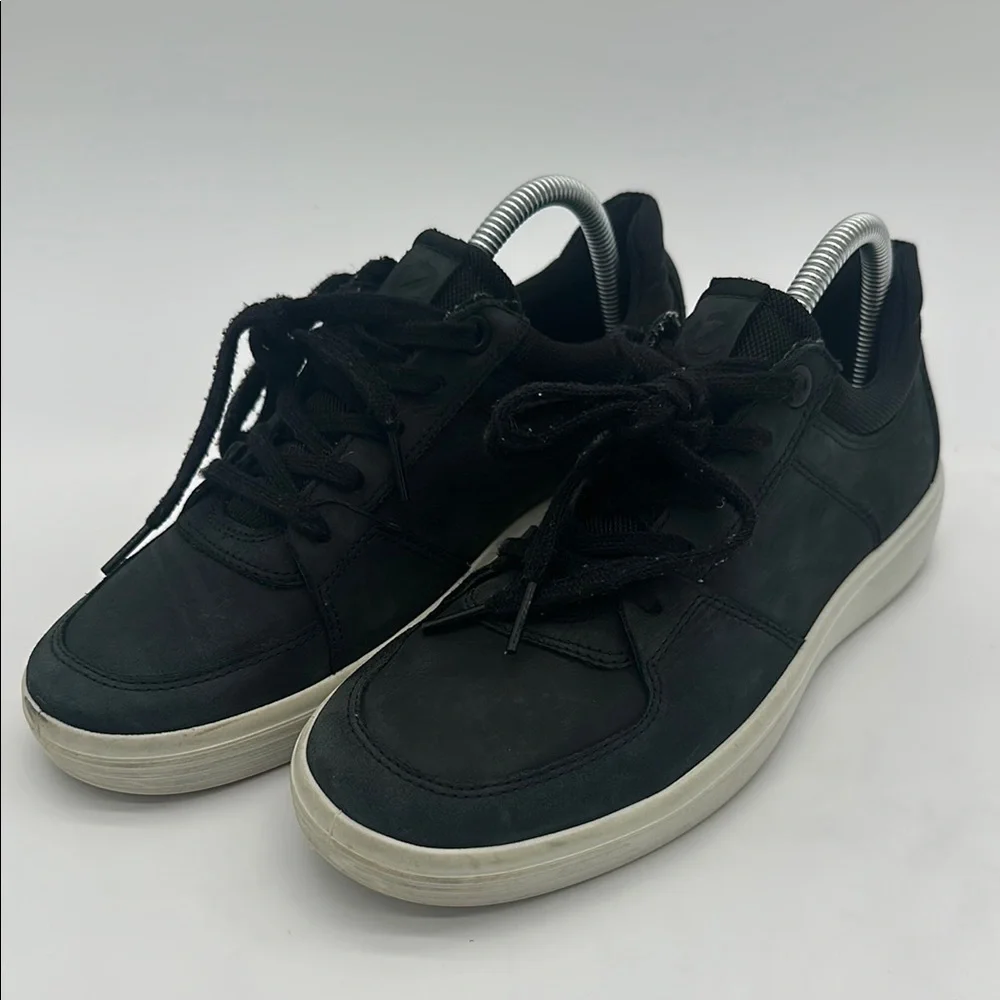 Ecco Nubuck Men's Black Casual Sneakers Size 5.5